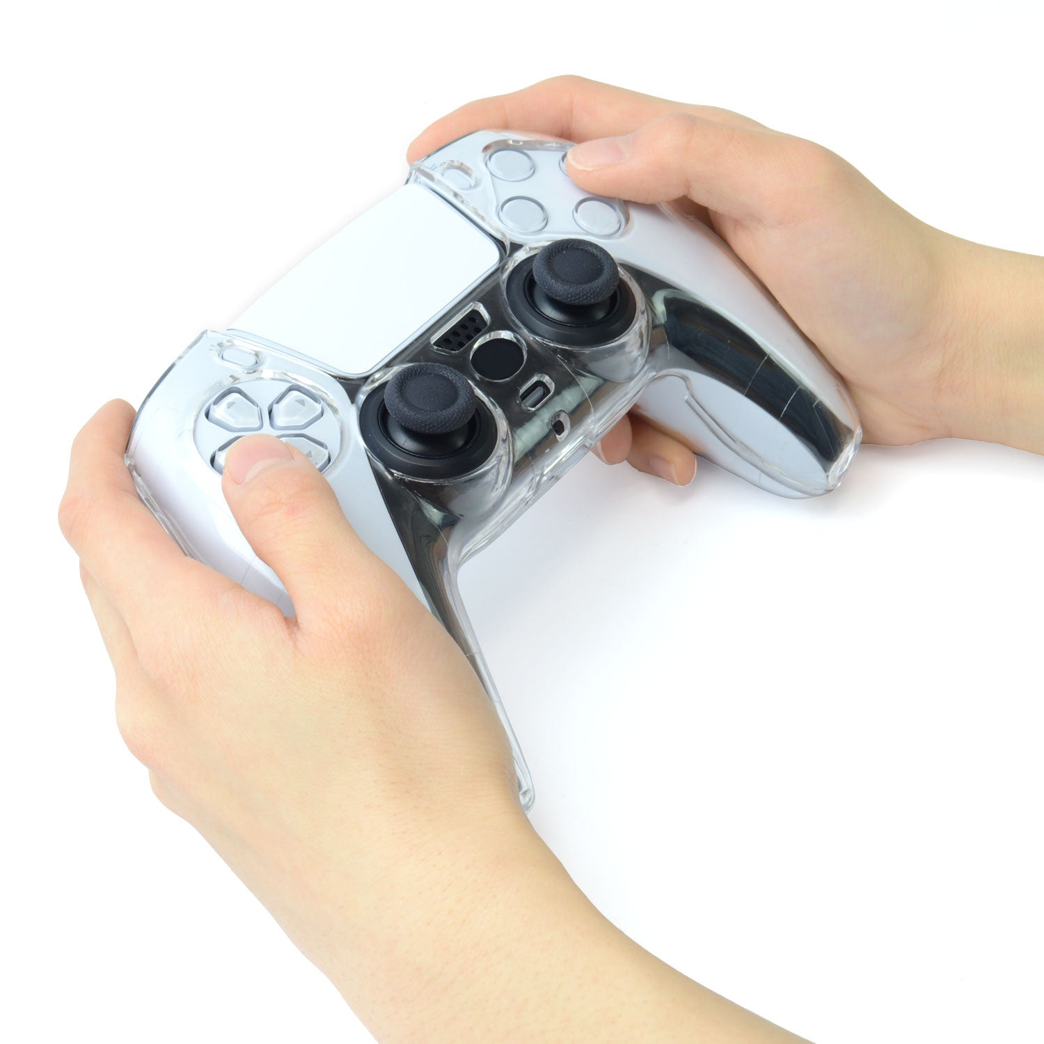 【PS5】PS5 コントローラー用保護カバー クリスタルカバー5 ...
